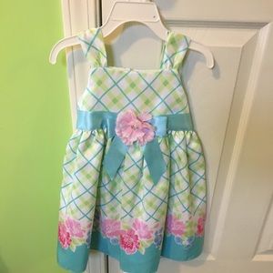 Spring Dress 2T Toddler Blue Sophie Rose